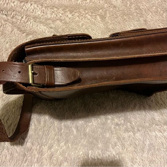 Original Ruitertassen brown leather crossbody briefcase satchel Bag - Picture 11 of 15